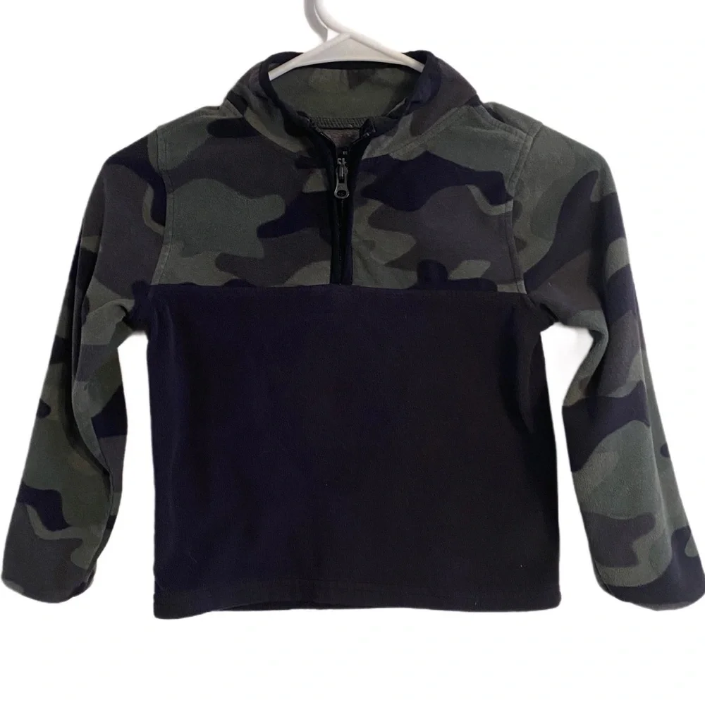 OshKosh B'gosh Fleece 1/4 Zip Pullover Size 7